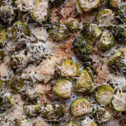 Side Dish Sundays: Cacio e Pepe Brussels Sprouts.