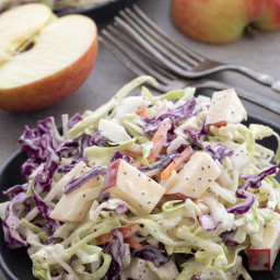 Simple and Healthy Apple Slaw