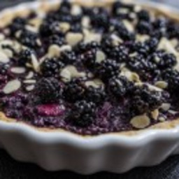 Simple and healthy blackberry tart recipe