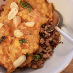 Simple and Hearty Peanut Sweet Potato Stew (Slow Cooker Recipe)
