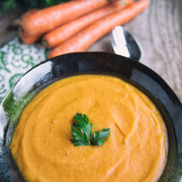 Simple and Thick Carrot Soup Recipe