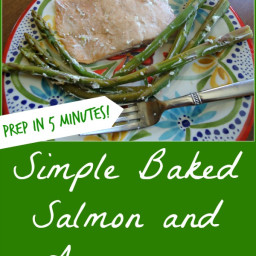 Simple Baked Salmon and Asparagus