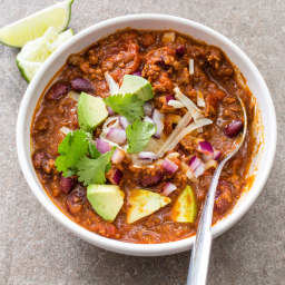 Simple Beef Chili with Kidney Beans