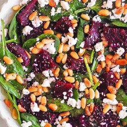 Simple Beet Salad with Goat Cheese