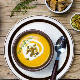 Simple Creamy Pumpkin Soup Recipe