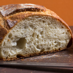 Simple Crusty White Bread Recipe