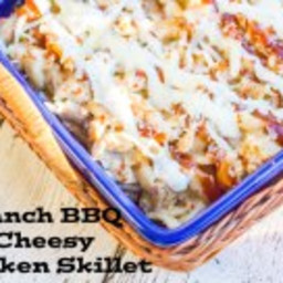 Simple Dinners: Ranch BBQ Cheesy Skillet Dinner #RollIntoSavings #shop