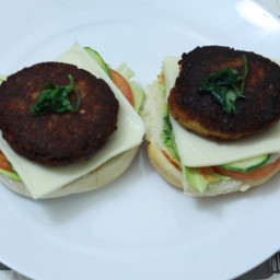 Simple Falafel Burger Recipe Vegan | Homemade Falafel Burger Recipe
