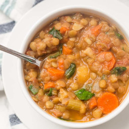 Simple, Hearty Vegan Lentil Soup Recipe