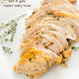 Simple Herb and Garlic Roasted Turkey Breast