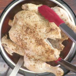 Simple Pressure Cooker Whole Chicken