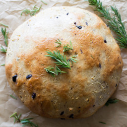 Simple Rosemary and Olive Bread