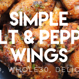 Simple Salt and Pepper Chicken Wings