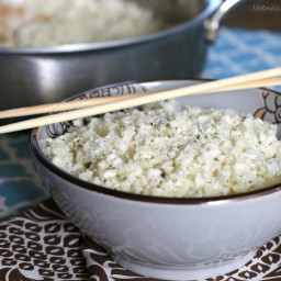 Simple Seasoned Cauliflower Rice