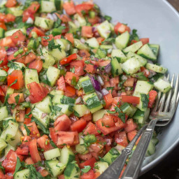 Simple Shirazi Salad Recipe