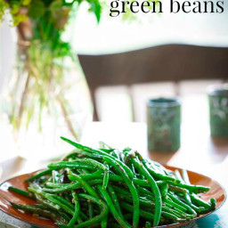 simple skillet green beans