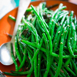 simple skillet green beans