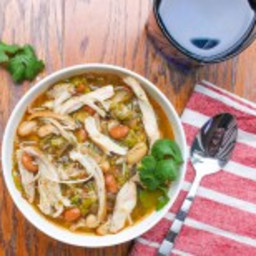 Simple Slow Cooker White Chicken Chili