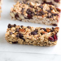 Simple, Soft and Chewy Granola Bars Recipe