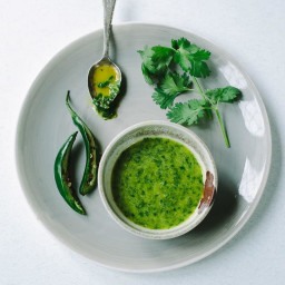 Simple, Spicy Green Herb Sauce