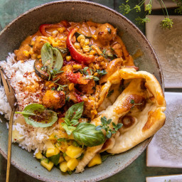 Simple Spicy Summer Coconut Chicken Curry.