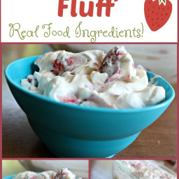 Simple Strawberry Fluff (Real Food Ingredients!)