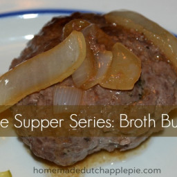 Simple Supper Series: Broth Burgers