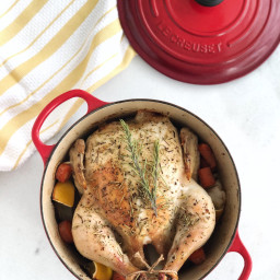 Simple Whole Roasted Chicken