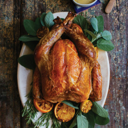 Simplest Roast Turkey with Green Chile Gravy