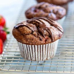 Sinfully Good Strawberry Chocolate Muffins Recipe
