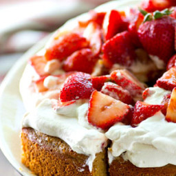 Single-Layer Strawberry Shortcake