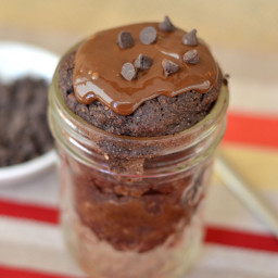 Single-Serve Microwave Chocolate Cake Muffin