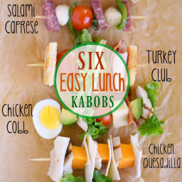 Six Easy Lunch Kabobs for Back to School