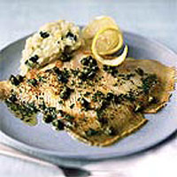 Skate with Black Butter and Capers
