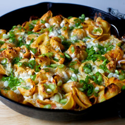 Skillet-Baked Pasta with Five Cheeses