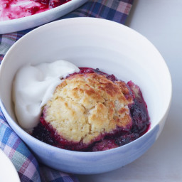 Skillet Biscuits with Berries