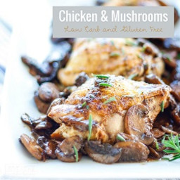 Skillet Chicken and Mushrooms