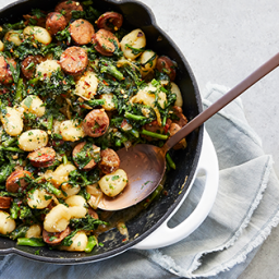 Skillet Gnocchi with Sausage and Broccoli Rabe