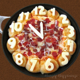 Skillet Pizza Dip Countdown Clock