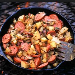 Skillet Potatoes and Sausage