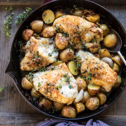 Skillet Roasted French Onion Chicken and Potatoes