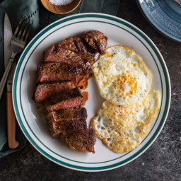 Skillet Steak with Fried Eggs