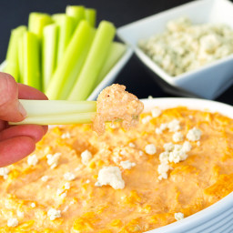 Skinny Buffalo Chicken Dip