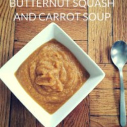 Skinny Butternut Squash and Carrot Soup