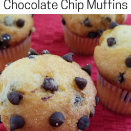 Skinny Chocolate Chip Muffins
