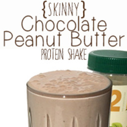 Skinny Chocolate Peanut Butter Protein Shake