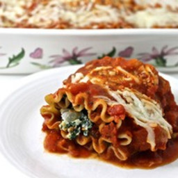Skinny Lasagna Roll-Ups with Weight Watchers Points
