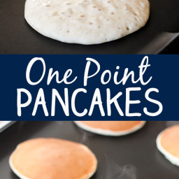 Skinny One Point Weight Watcher Pancakes