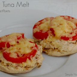 Skinny Open-Faced Tuna Melt for Two