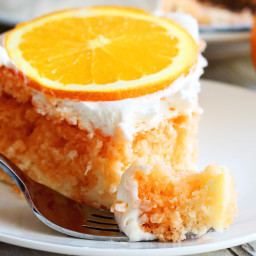 Skinny Orange Dreamsicle Cake